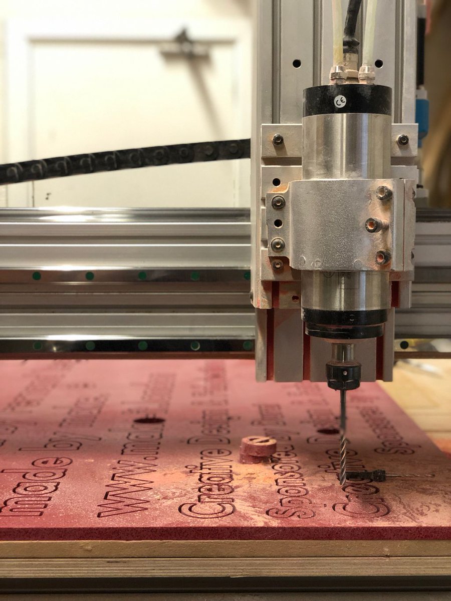 makerversity's tweet image. Our workshop team just finished up some CNC work for @MAKE_IT_LONDON using recycled plastic sheets from #durat 

#makerversity #making #CNC #Recycle #keepinitgreen