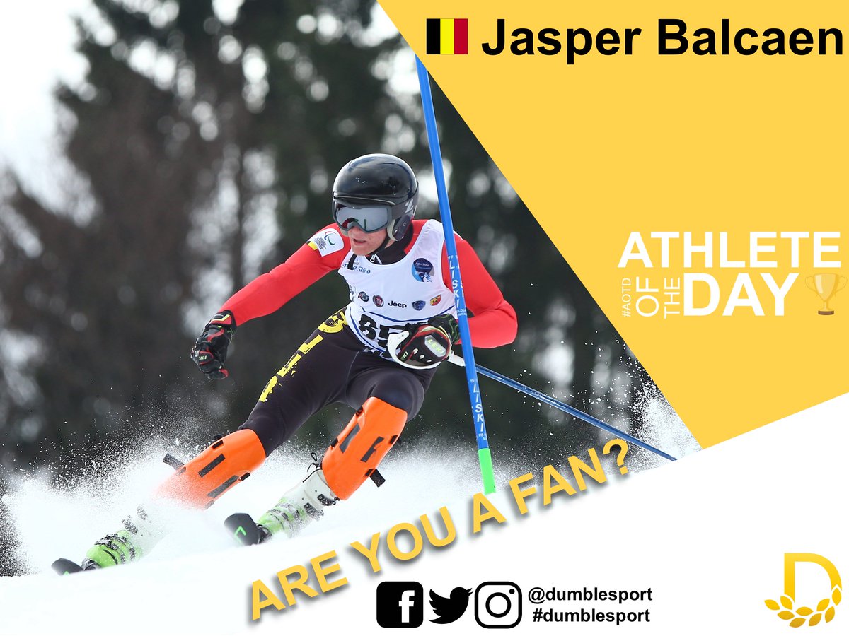 dumblesport's tweet photo. 🏆Athlete of the day🏆 @JB_ski 🇧🇪. 
 ✅Factcheck: Jasper will represent Belgium at the Winter Paralympic Games in PyeongChang from 9 March to 18 March.
 #thesportnetwork #dumblesport #athlete #Belgianathlete #sport #Belgium #aotd #athleteoftheday #paralympics https://t.co/u1TT9NFk50