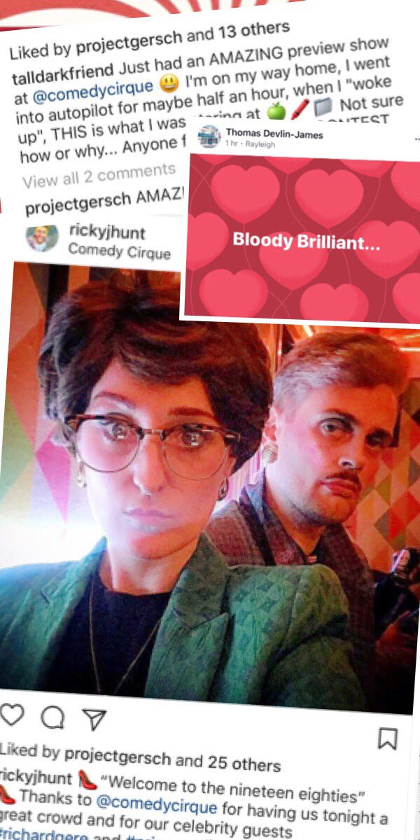 So much fun last night loved <a href="/Talldarkfriend/">Jordan Gray</a> <a href="/ElleDanielComic/">Elle Daniel</a> <a href="/LewisSchaffer/">Lewis Schaffer</a> Ben Cohen &amp; #rickandmurphy