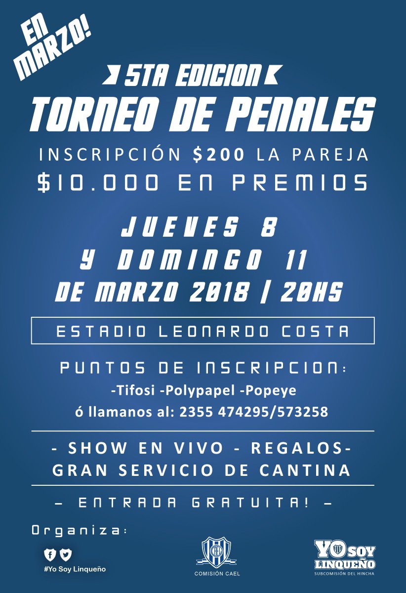 YoSoyLinqueno's tweet photo. Este Jueves!!!! No te lo podes perder!!!! https://t.co/3LjHaoRNwv