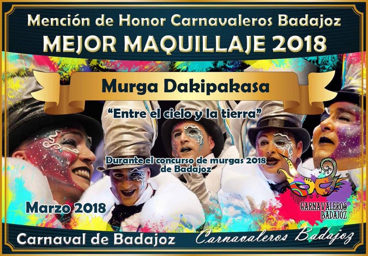 Gracias a nuestr@s maquillador@s. Esto es por vuestro trabajo de horas y horas, y por vuestra enorme paciencia,  mil gracias. 
#entreelcieloylatierra #dakipakasa2018 #mejormaquillaje2018