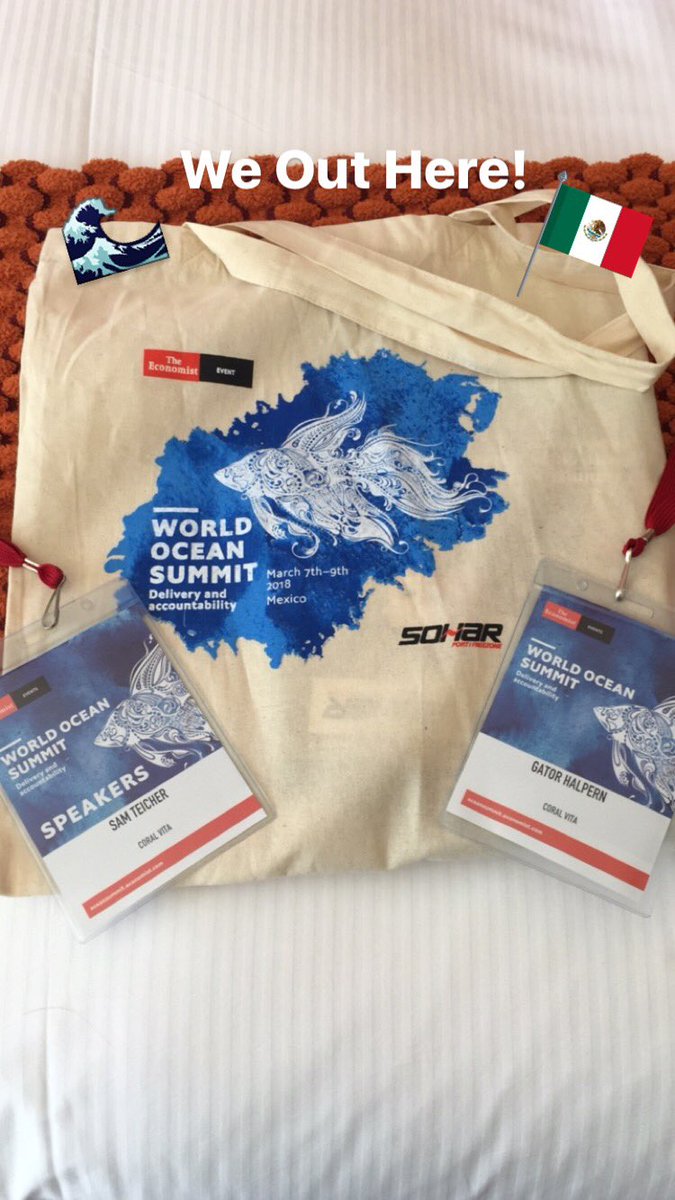 CoralVitaReefs's tweet photo. Coral Vita is in the building at @Economist_WOS #OceanSummit. Fresh off @GLISPA_discuss #RestoreCoral #OceanTalks in Cozumel. #OceanOptimism https://t.co/DZ0AmVyiKd
