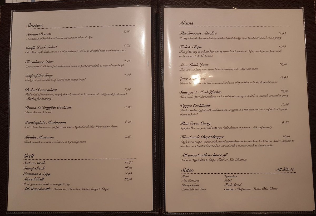 KAAskrigg's tweet image. And here's our restaurant menu, you can be sure that we'll always have specials on offer too!