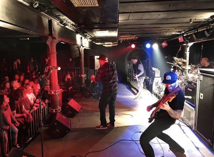 2/28/18 Showtime in Freiburg, Germany!!! 🇩🇪 Last show of the tour!! 👽🐜 #alienantfarm #soil #localh #freiburg #germany #europe #tour