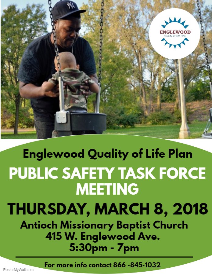 tmwkenglewood's tweet photo. Be sure to check out the #EQLP Public Safety Taskforce Meeting tomorrow at 5:30PM at Antioch! https://t.co/KiKjSn0vP5