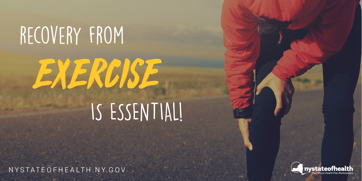 NYStateofHealth's tweet image. Building recovery time into any workout program is important! This is the time the body adapts to the stress of exercise. Incorporate recovery into your routine to avoid injury. #ExerciseRecovery #WOD