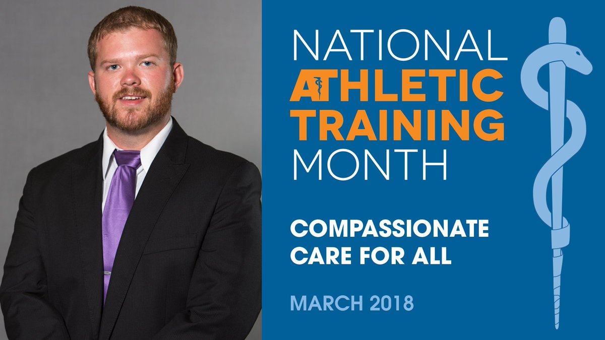 UWWAthletics's tweet photo. We continue our recognition of #NATM2018 with this Q&amp;A featuring Dalton Venden, who is in his second year as an Assistant Athletic Trainer at UW-Whitewater: https://t.co/JAxRgY8TeE || #ATshoutout https://t.co/oooeXvCPF8
