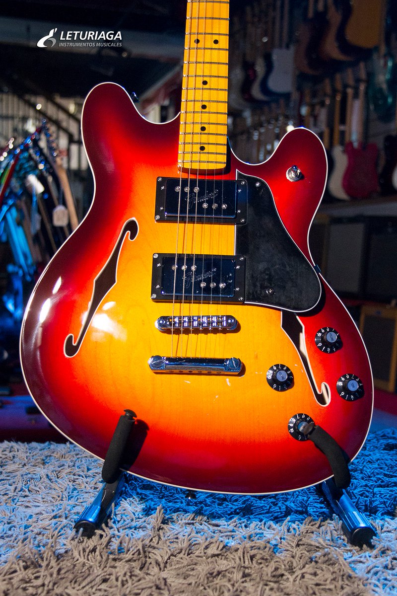 leturiaga's tweet photo. 💥Fender Starcaster Aged Cherry Burst💥
https://t.co/Aj23nHpcB1 Tenemos esta #Fender #Starcaster en acabado #AgedCherry #Sunburst! Reedición del clásico de los años #70s, con prestaciones modernas. Diseño exclusivo, cuerpo semihueco y pastillas Humbucker.
Pásate a probarla! https://t.co/u7NE9Ioj5l