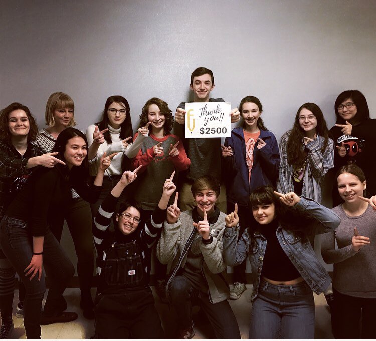 faylitmag's tweet photo. Proud recipient of a @FayPublicEdFoun fayarpublicschools (Fayetteville Public Education Foundation) grant for the printing of the Connotations Literary Magazine, serving #schools #fhs #litmag #connotations #godawgs https://t.co/Mbwe06k8mU