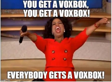 PolyCompany's tweet photo. Ok, not EVERYBODY will get a VoxBox but you have a great chance of winning! Starting Monday at Enterprise Connect, a Polycom VoxBox will be given away to a lucky winner every HOUR that the expo hall is open! Enter at Booth 819. #PolycomVoxBox #freestuff #giveaway @enterprisecon https://t.co/4Cbm4TRMrW