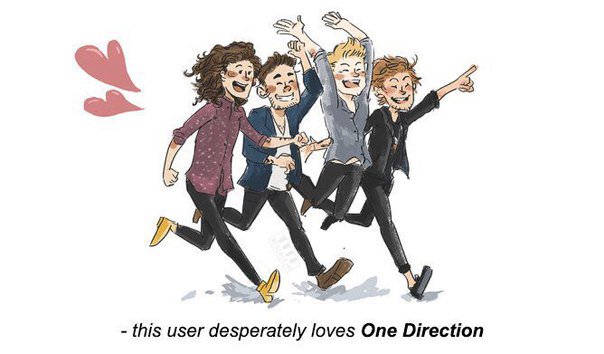 — Этот пользователь безнадёжно влюблён в One Direction.
#OneDirectionBestFans