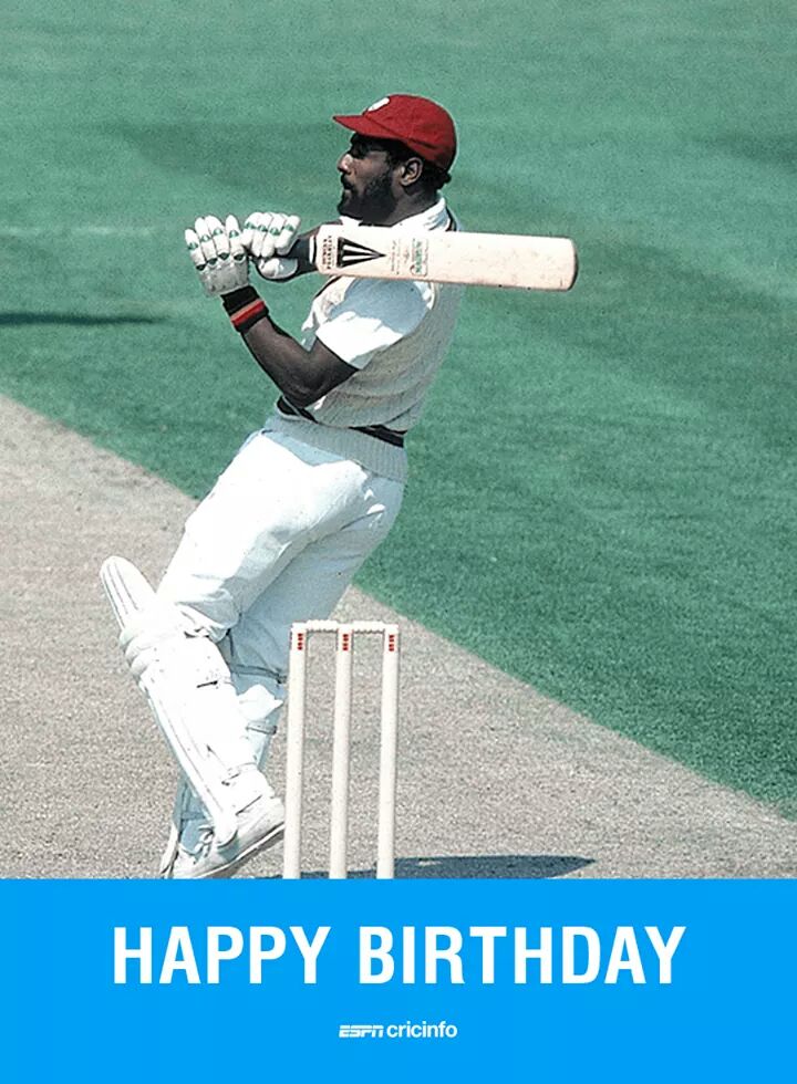  Happy birthday to the original  Master Blaster, Viv Richards! 