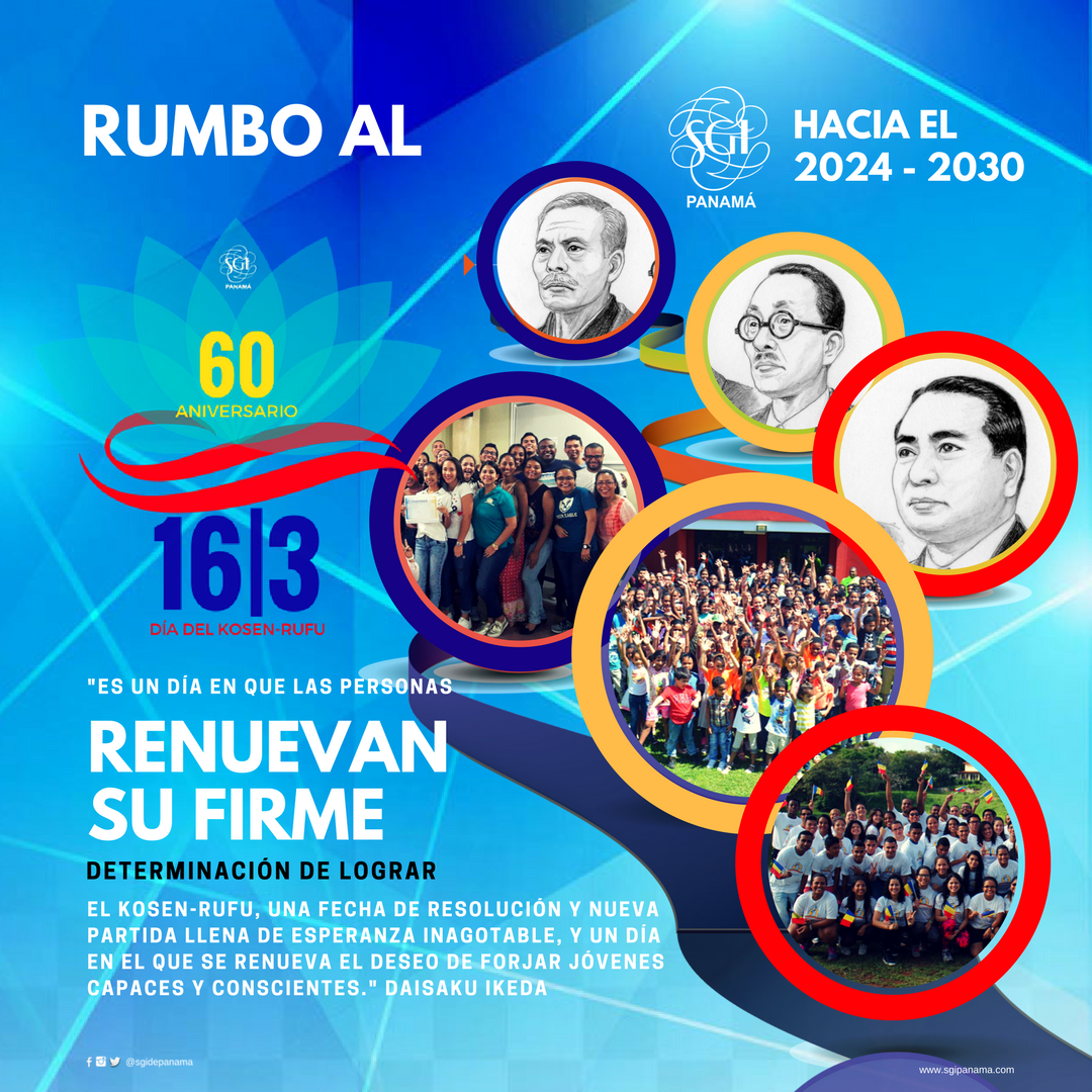 El 16/3 es el 60º aniv. d la histórica ceremonia d maestro y discípulo, cuando el pres. Toda transfirió el relevo dl kosen-rufu a la División d Jóvenes en 1958. Entre dichos jóvenes estaba #DaisakuIkeda, quien al escuchar dichas palabras asumió como suya la tarea. #wygm316