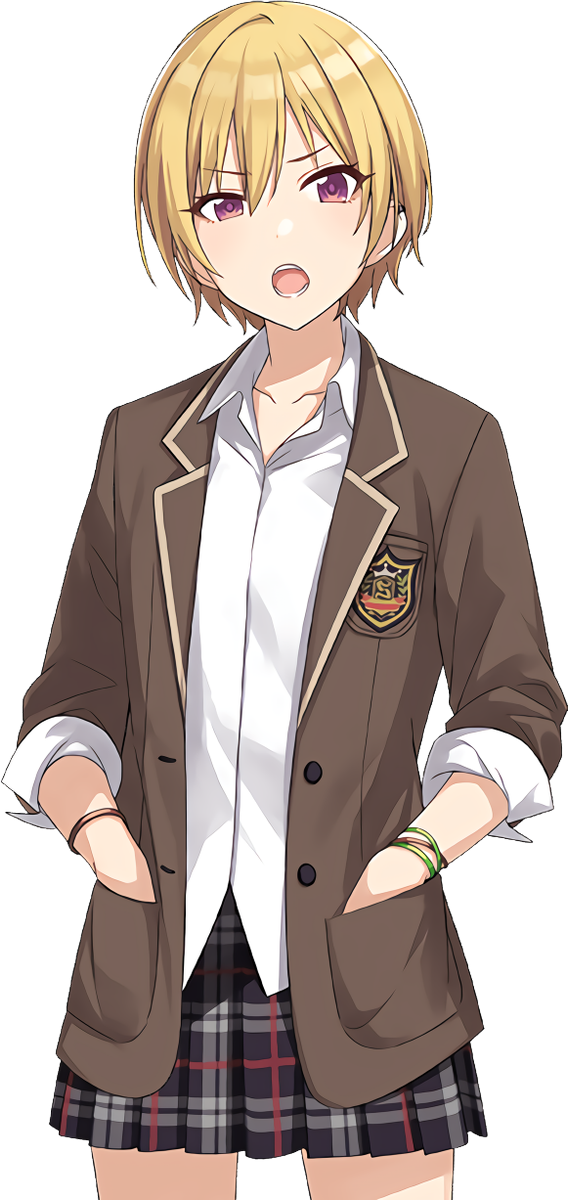 シャニマス高画質立ち絵 [放課後クライマックスガールズ] 西城樹里 ①