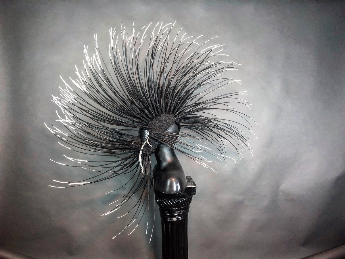 Benvbart's tweet image. Finished this gas mask this week! I love him!! Quills and rubbertech pebbles. #gasmask #rubbertech #surebonder #E6000 #artistsontwitter #artist #Installation #orlando #WinterPark #benvanbeusekom #ArtSpeaks #artistsoninstagram #Florida #sculpture #WednesdayMotivation