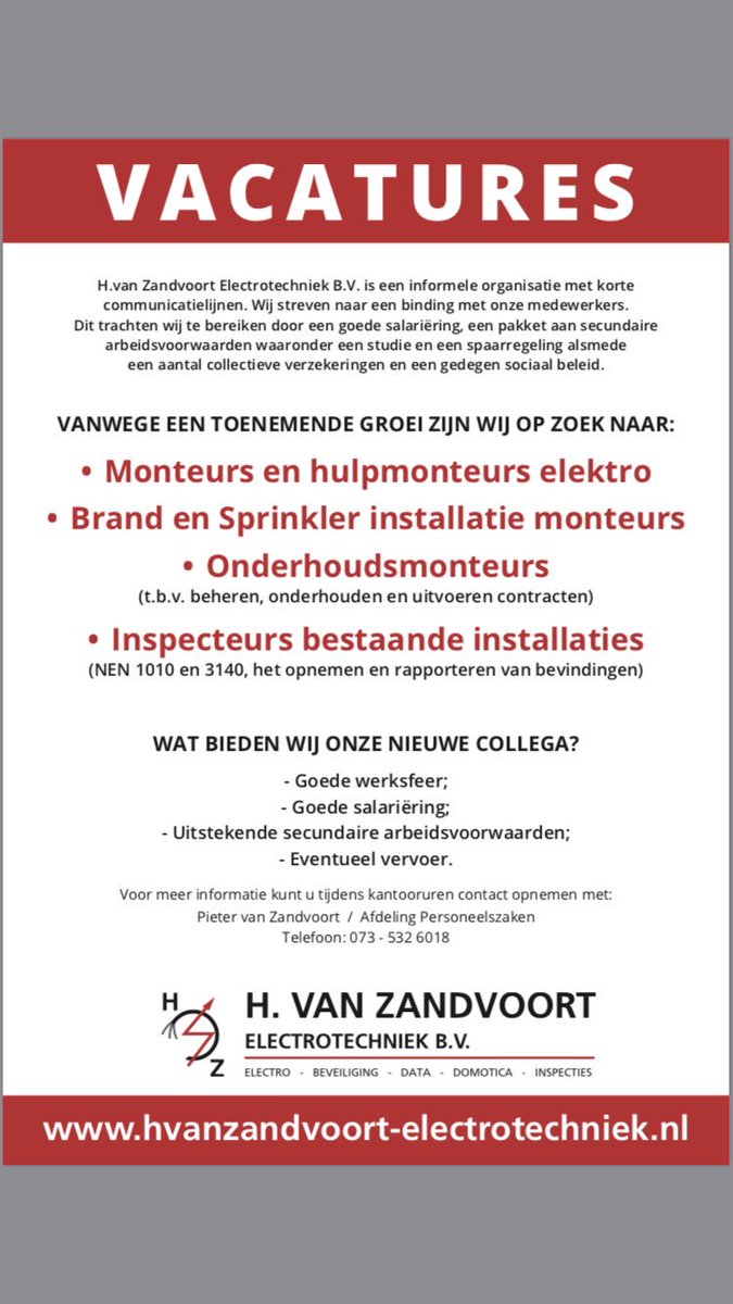 HvHenri's tweet photo. Bij jij diegene die voor ons 1 van onderstaande functies kan invullen , en ons team te versterken neem dan contact met ons op ? https://t.co/UHPExaXw6W