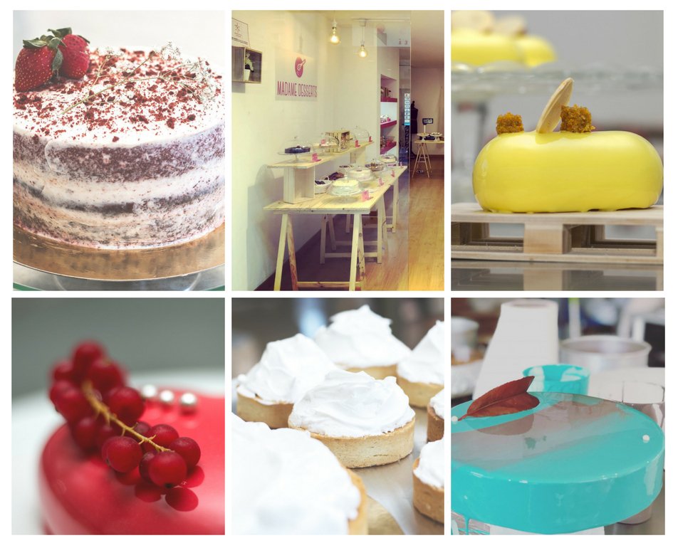 Nova incorporació al projecte restauració, conforme segueix els protocols per d'oferir opcions aptes per celíacs. Es tracta de la 2a botiga de Madame Desserts, un obrador de pastisseria creativa #sensegluten #senselactosa. c/Puigarmtí, 8 BCN  madamedesserts.com #celiacscat