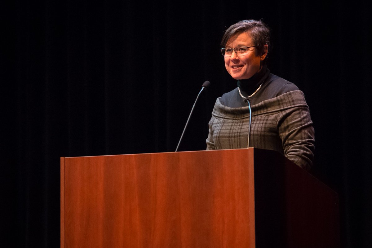 MacEwanU's tweet photo. Students, faculty and staff are invited to join President Deborah Saucier for a town hall meeting today 12 p.m. in the Triffo Theatre. https://t.co/hHSj8XiRAP https://t.co/erJe99P3B0