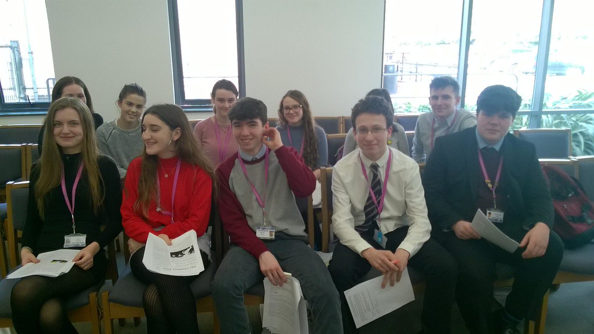Great afternoon with the Year 12 students <a href="/StAidansCEHS/">St Aidan's</a> learning about the criminal justice system ahead of their mock trial.  Trial roles allocated and ready to go!