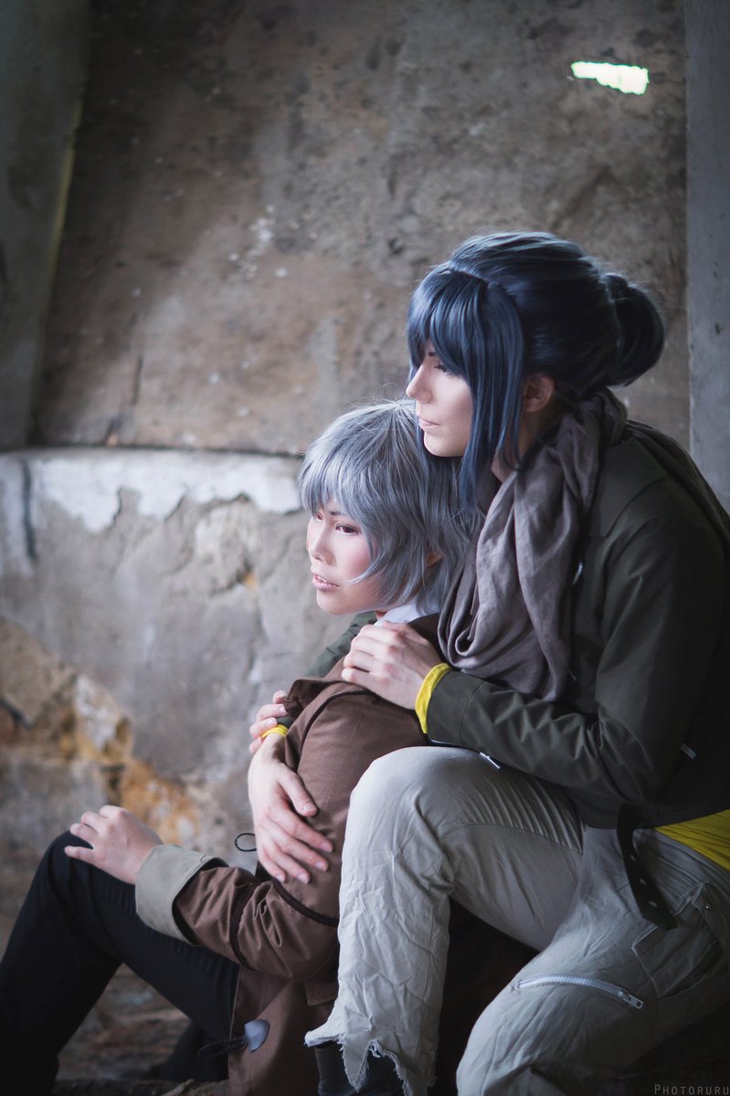 Shirokuchan's tweet photo. Got yesterday some pictures of the no.6 photoshoot with my hot Nezumi @TinYasuo 👌❤ and Photoruru (facebook). 
Thanks Tiny for being my partner in crime during #Fotocon ❤
#No.6 #photoshoot #cosplay https://t.co/dfRsuO7WCv