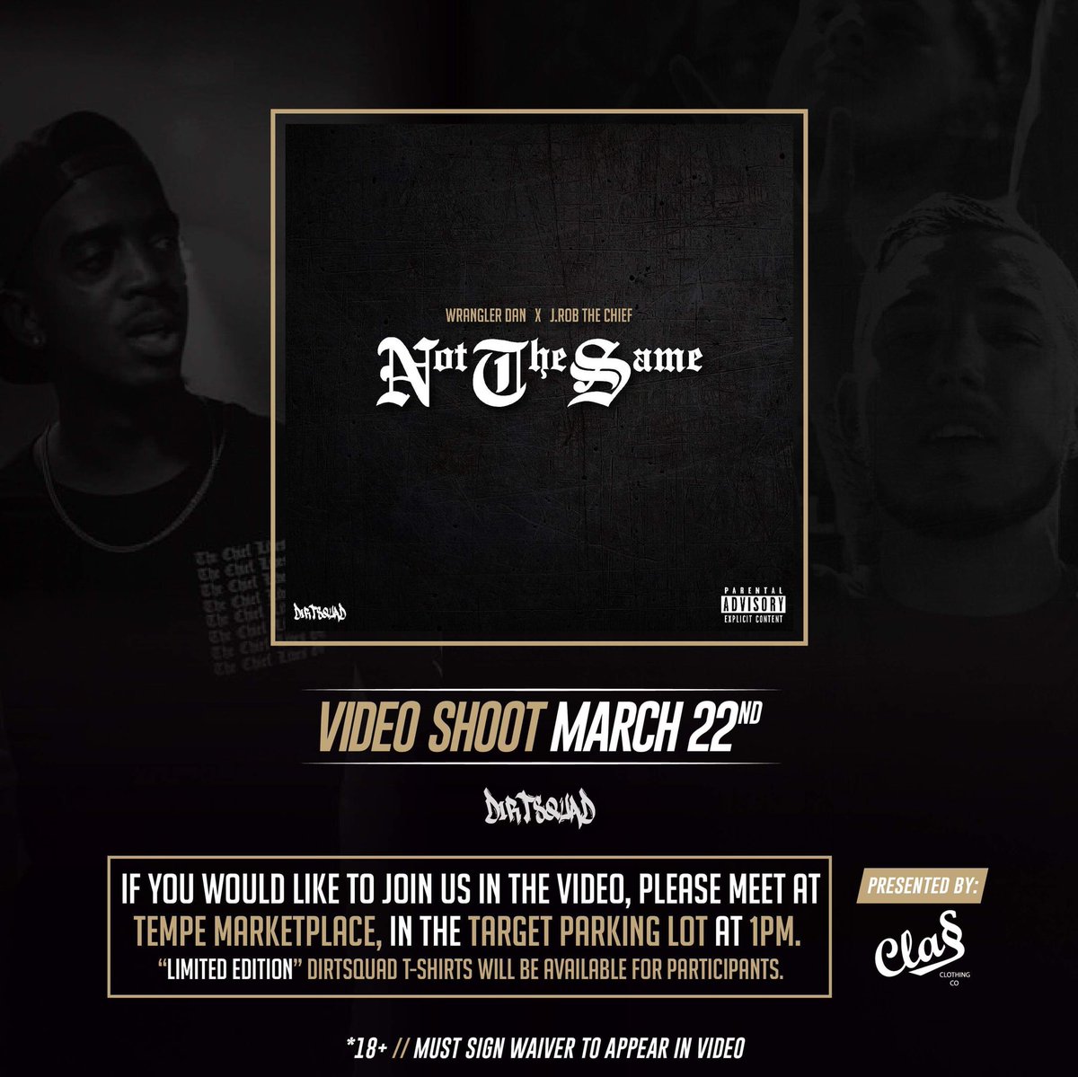 thewranglerdan's tweet image. Thursday March 22nd @JRobTheChief and I will be shooting our music video for our new collab coming out soon “Not The Same” S/O @KyleBurketMusic &amp;amp; @steviehardy for the production!! #AZUP