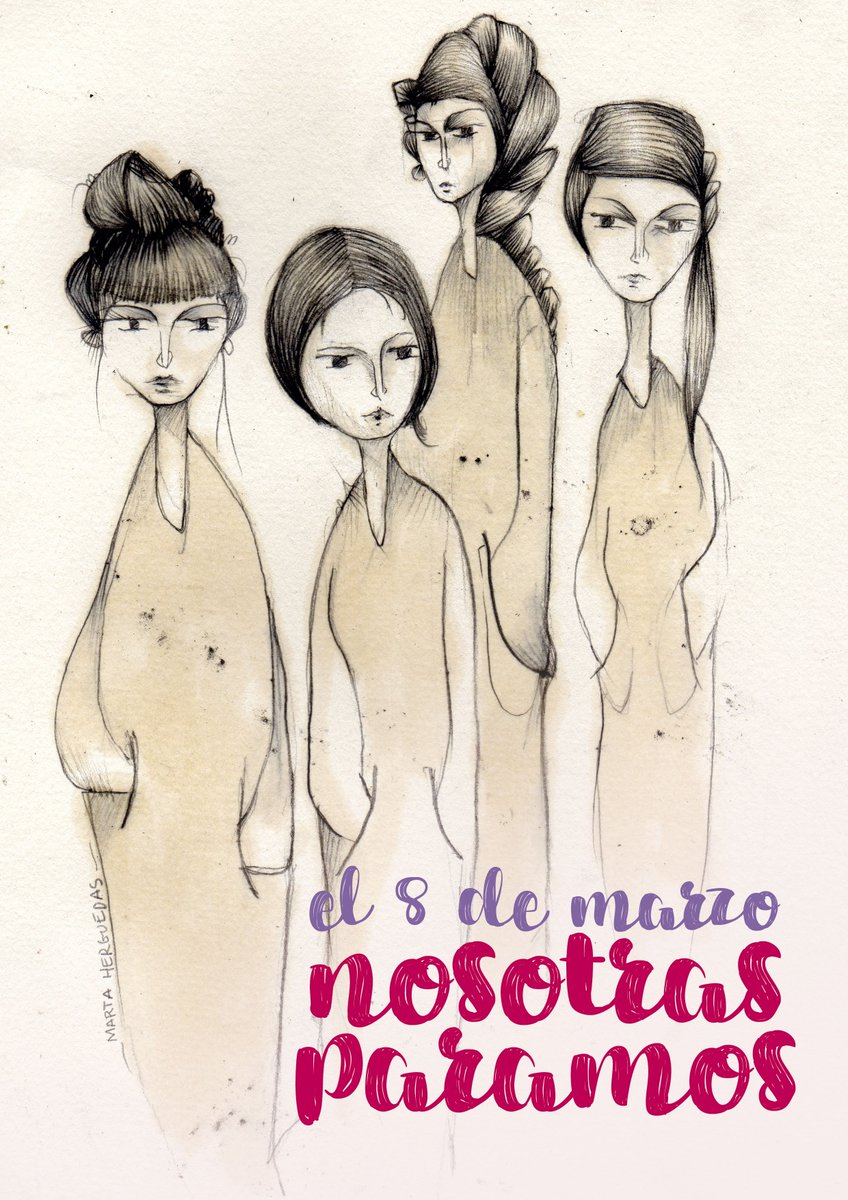 MartaHerguedas's tweet photo. Yo mañana paro. #ilustralahuelgafeminista https://t.co/lwG0fLYoeJ