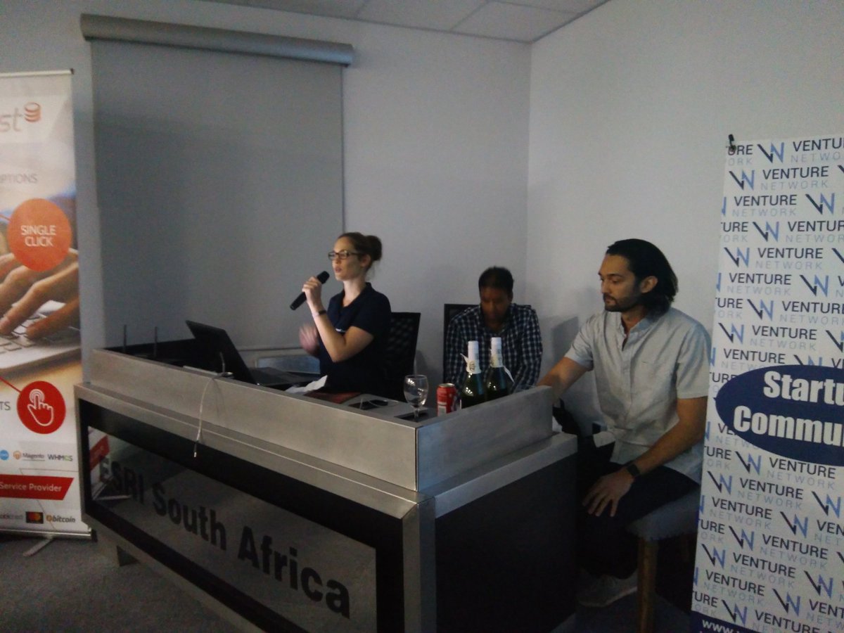 EsriSouthAfrica's tweet photo. Yvette Bevis from Team Esri South Africa - taking audience through a live demo on how you can #geoenable your business! https://t.co/yNXR5r6VE7