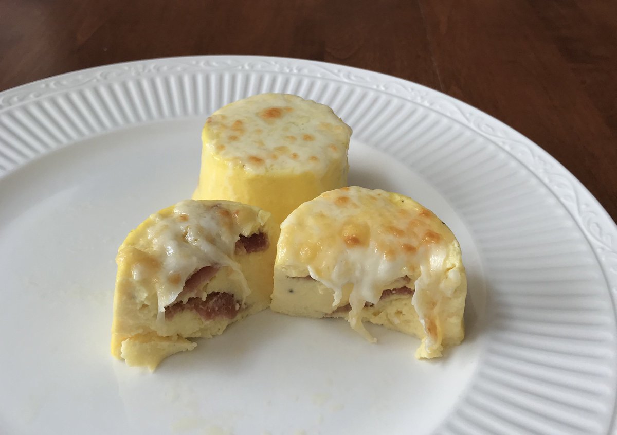 We love starting our day off right with these #SousVide Egg Bites! Check out the recipe posted by Sandy on #EatTender eattender.com/recipes/starbu…