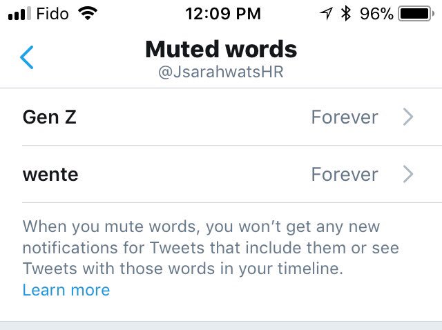janewatsonHR's tweet photo. That moment when you remember Twitter has a mute setting that you haven’t used in a while #generationblah https://t.co/B2KySreUZd