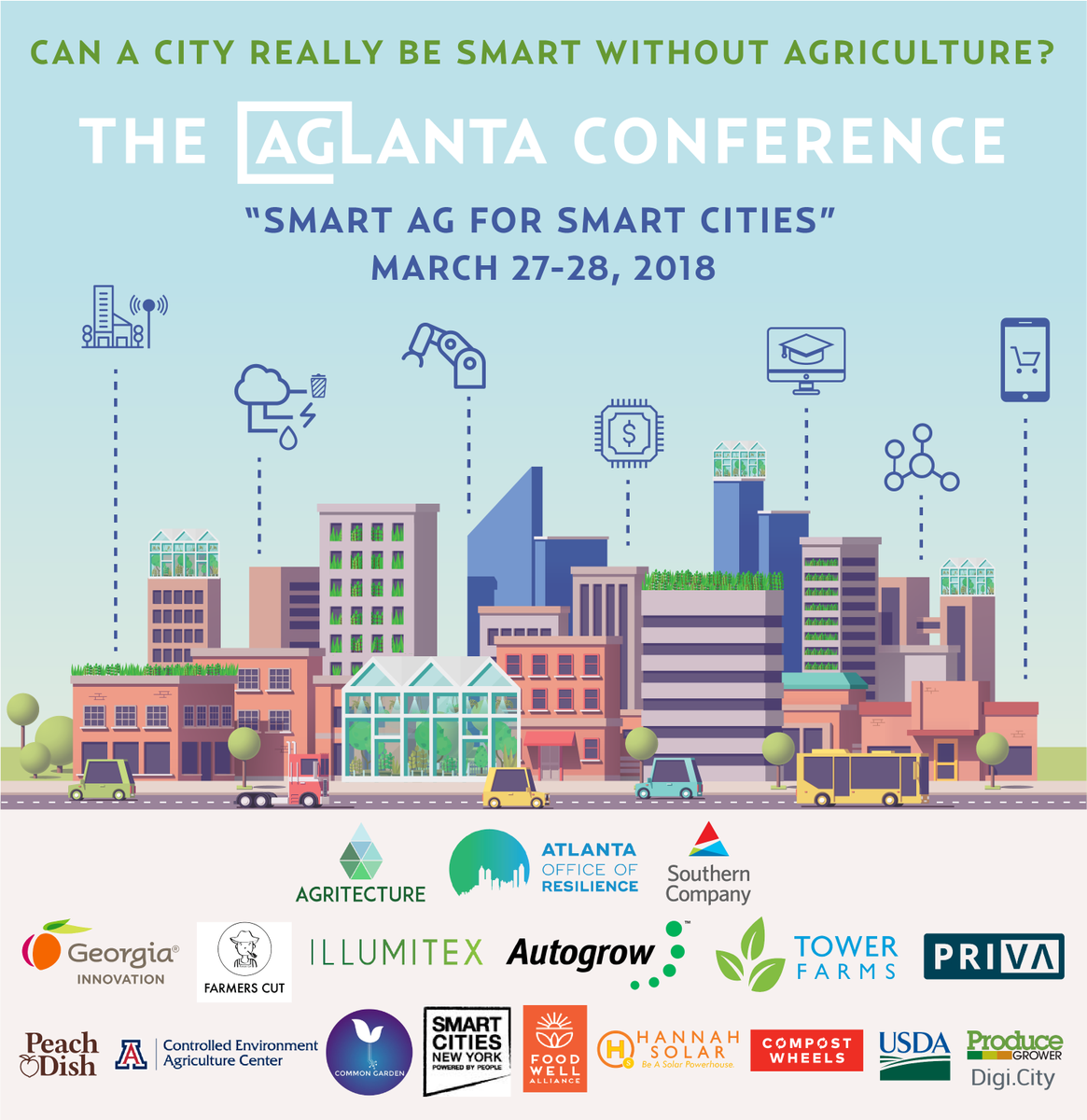 agritecture's tweet photo. What is the "Sustainable Urban Delta"?
Find out on March 27-28 when @WestraJan speaks on behalf of @PrivaSolutions at the #AgLanta2018 Conference. 
Register today: https://t.co/MhX46LOv5F https://t.co/b0KAnirJcV
