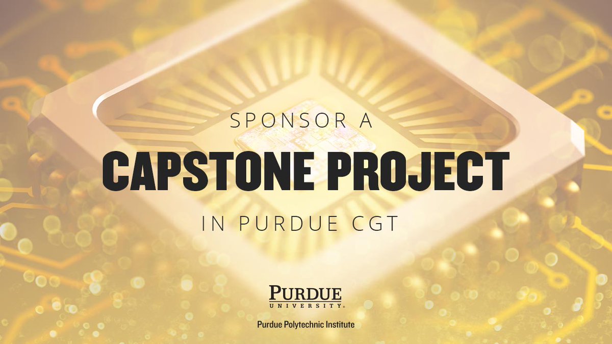 Need new designs for your business? Partner w/ <a href="/CGT_Purdue/">Purdue CGT</a> students for capstone projects. Email engagepolytechnic@purdue.edu for info. #EngagePolytechnic