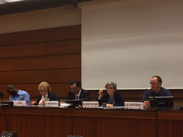 Sierra Leone <a href="/SLMissionGeneva/">Sierra Leone Mission</a> participated &amp; co-sponsored the side event on "Violence against children: witchcraft beliefs and practices" with the IE on Persons with Albinism &amp; the SRSG on Violence against Children. Great discussion highlighting these harmful practices. #OHCHR