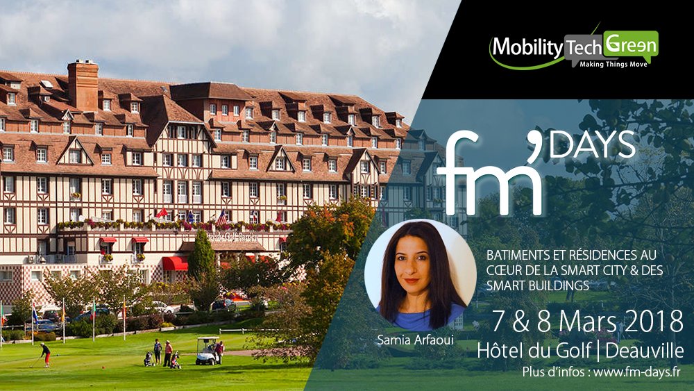 mobitechgreen's tweet image. #SmartCity et #mobilité partagée : c'est maintenant avec notre directrice commerciale @SamiaArfaoui5 pendant les #fmdays de Deauville ! mobilitytechgreen.com/fmdays2018/