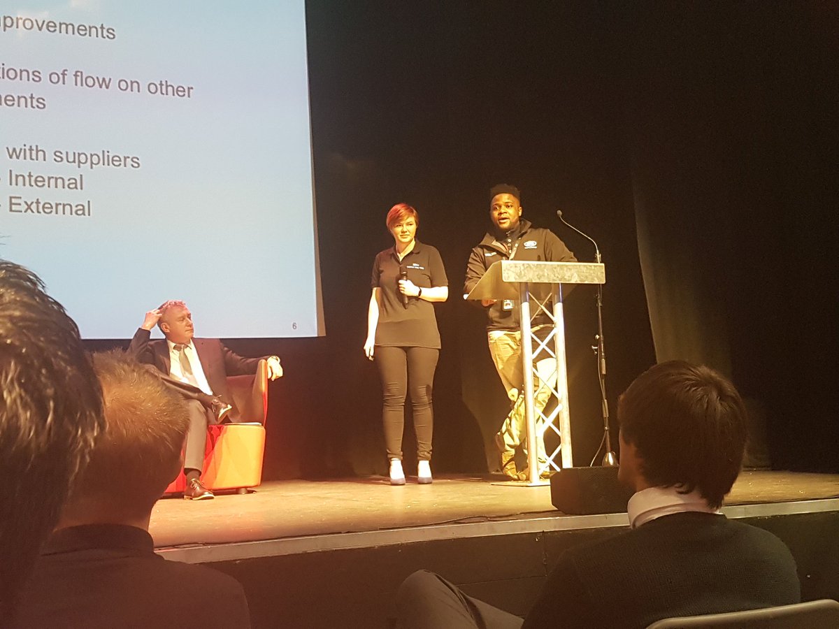 Electric cars are the future... #Greenpower builds the industry/forward facing skills that companies like <a href="/JLRDriven/">Driven</a> are looking for in graduates - great advice from our speakers #salfordgreenpower