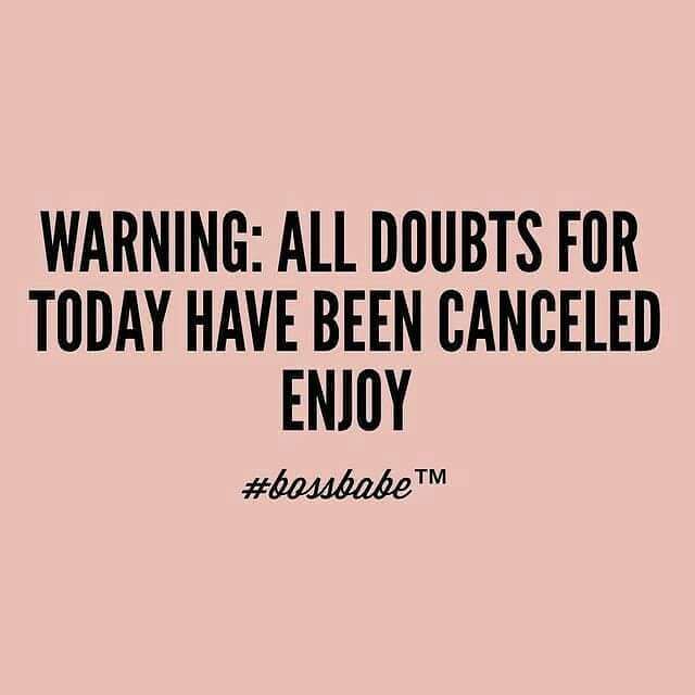 All doubts #today have been cancelled
#thinkandgrowrich #empowerment #motivation #business #instagood #visionary #prosperity #inspiration #girlpower #bossbabe #girlboss #instalike #millionaire #ceo #lifecoach #businesscoach #entrepreneur #empire #strengt… ift.tt/2FoWysj