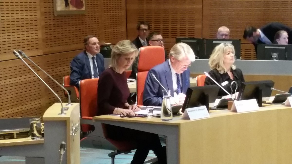 Minister Ollongren <a href="/MinBZK/">Ministerie van BZK</a> is aanwezig bij de vergadering van #psov waar de profielschets voor de nieuwe Commissaris van de Koning wordt vastgesteld.