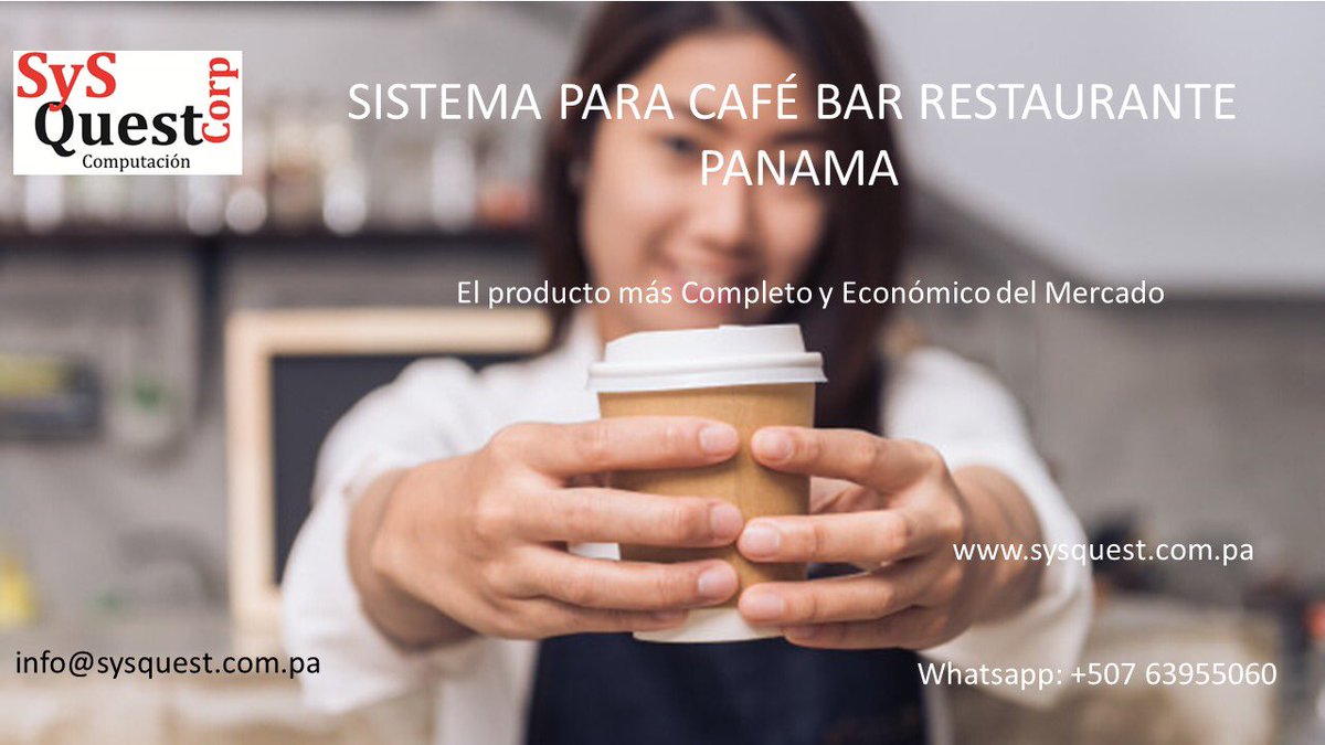 sysquest's tweet photo. https://t.co/oXqSWI8qGh Sistema para #cafe #restaurant #Panama #Pty #lachorrera #arraijan #sysquest #saint #saintpanama #retailspos https://t.co/kBnuVmemQF