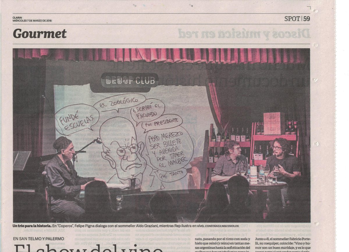 miguelrep's tweet photo. nota sobre #coperos
en clarin
@AldoGraziani @FelipePigna @miguelrep @bebopclub https://t.co/fjLKxe26IO