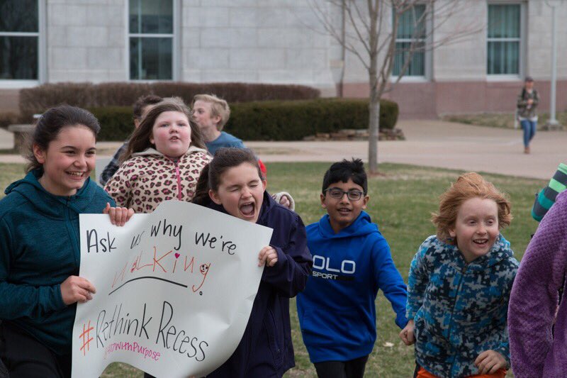 417WithPurpose's tweet photo. Loud, proud and ready for change❤️🧡💛 #rethinkrecess @realwithpurpose @MissouriState @greenwoodlab @kytv @KIDSvCANCER @ClifSmart https://t.co/FKFscTJF5w