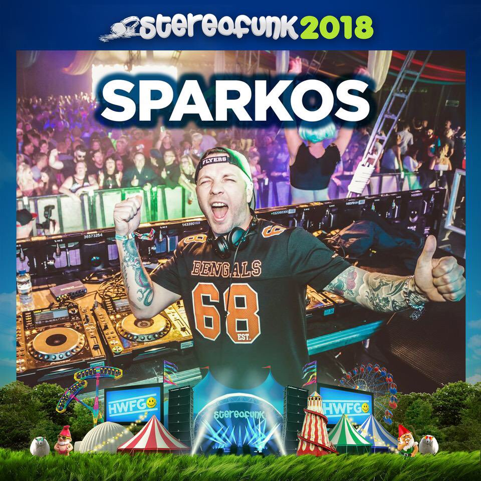 Stereofunkevent's tweet photo. A firm fixture in Team GBX we welcome Sparkos to the Terrace at Stereofunk Festival 2018. His latest remixes of @GerryCinnamon Belter & Lullaby have been blowing up all over Scotland
https://t.co/ChvTHygqQl
https://t.co/nomn20y9py
#stereofunkfestival2018 #sparkos #belter https://t.co/g6HLjDh7DD