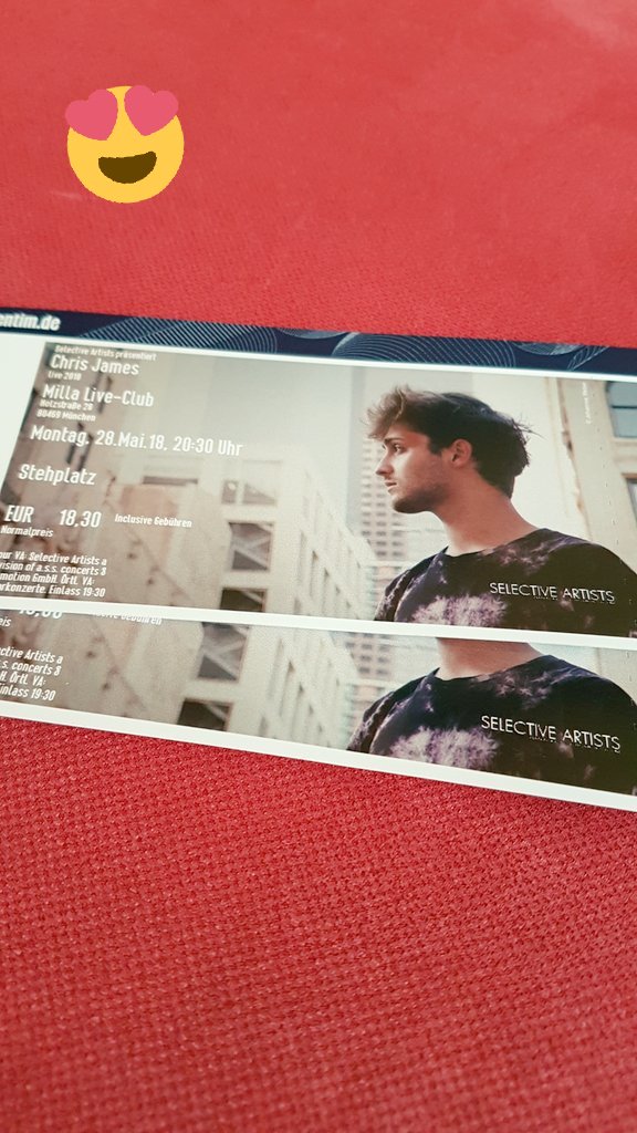 Lin_mit_h's tweet photo. @JuliaGresser @ohhichrisjames yaaaaayyyy München wir kommen 😍😍😍 https://t.co/0PVt7JpbG8