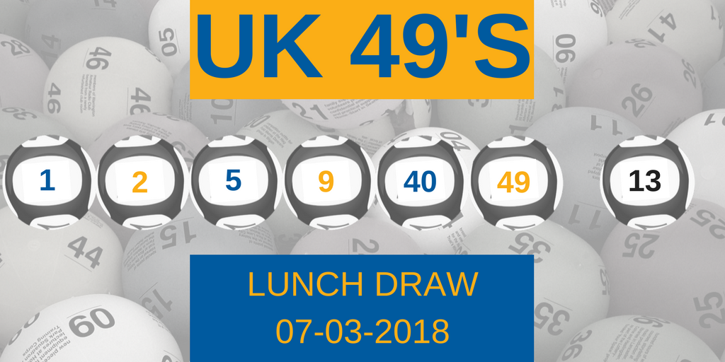 TabSouthAfrica's tweet photo. Check out today's UK49s Lunch Draw results... #UK49s #BWNumbers https://t.co/l7x7rKHrxc