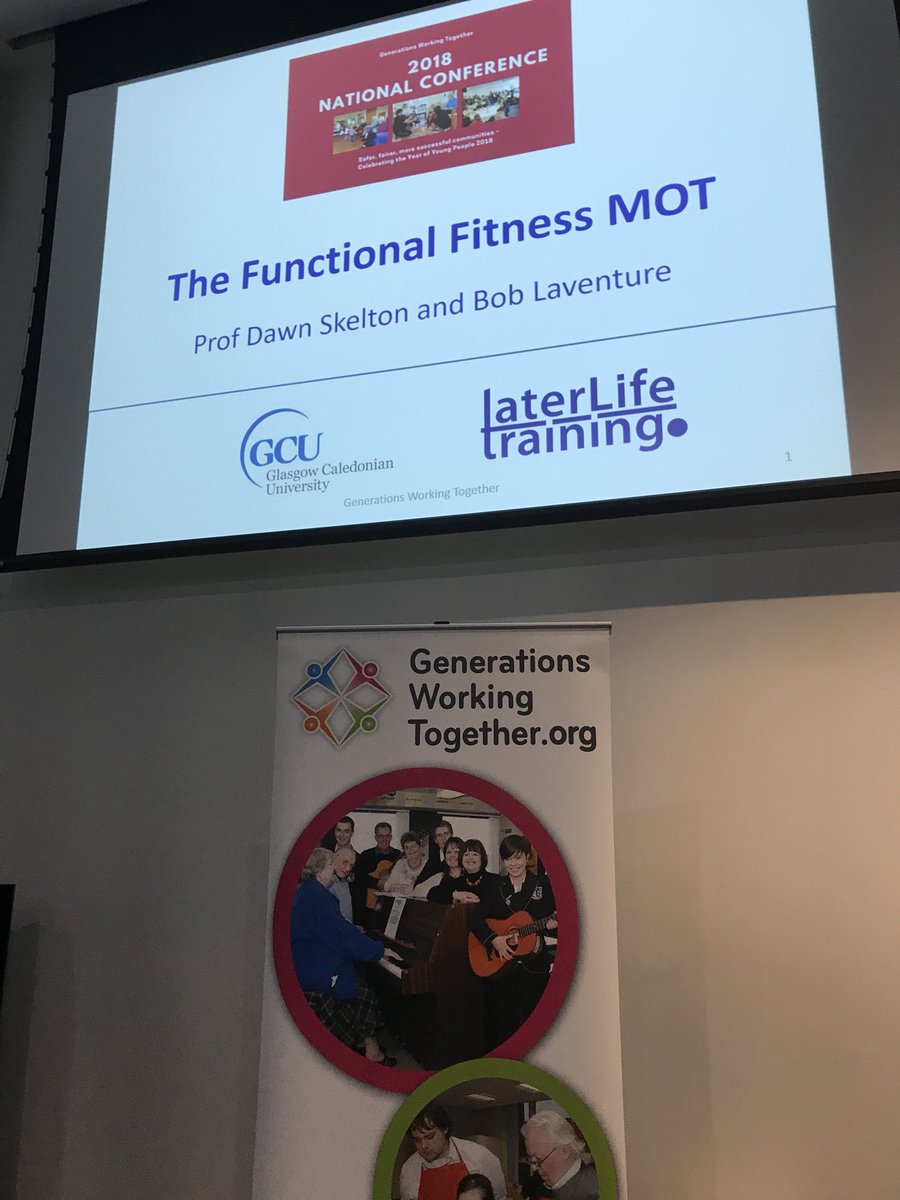 LaterLifeTrain's tweet photo. #GenerationsWT conference and @BobLaventure and myself all ready to get everybody active with #FFMOT @AilipScot @GCUEngagement @GCUResearch @alisonclyde3 https://t.co/vwfcOcPUS2