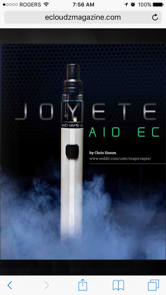 ecloudzmagazine's tweet photo. Joyetech Aio Review. Great Read inside March's Issue @majorvapes  🌐https://t.co/jJsB3mUo78 #vapereview #vapefam #joyetech #vapelife #vapenation #vapemagazine #vapenews #VapeDaily #vaporwave #ecig #quitsmoking https://t.co/brvIlmTGFp