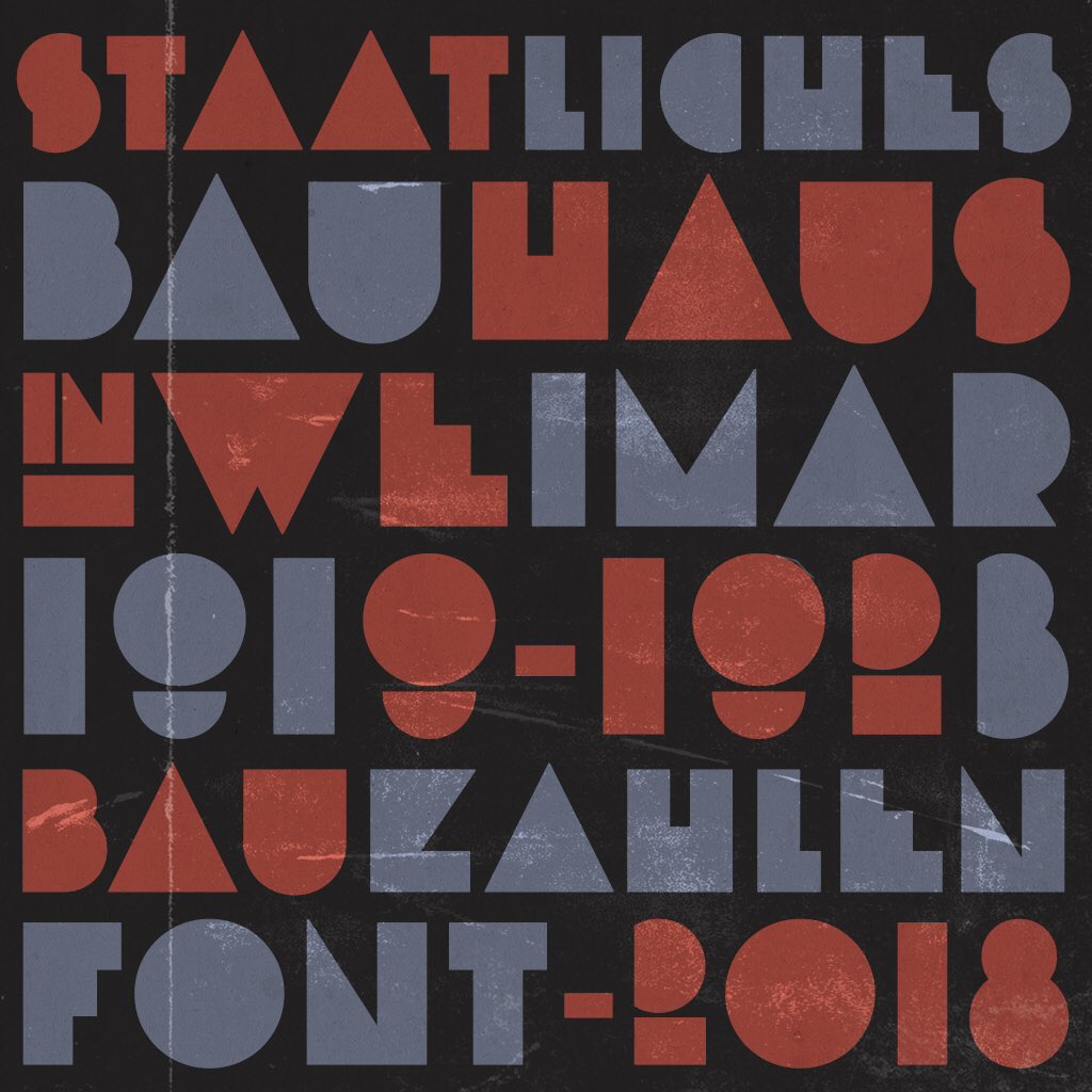 Bauzahlen en uso #Bauzahlen  #avancefonts #typography