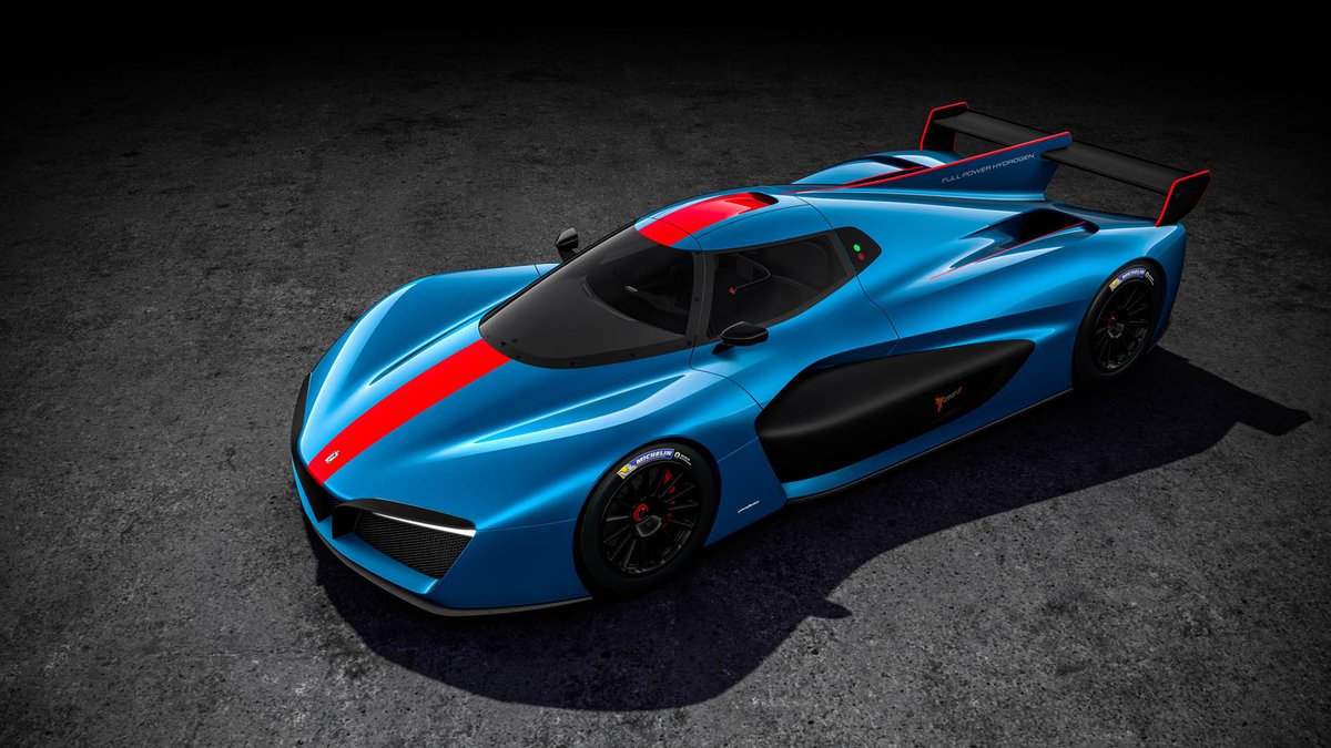 This_Man_Again's tweet photo. This is #Pininfarina's new #H2Speed #Hydrogen #Hypercar. More here: https://t.co/imbtWvXU4c #News #GIMS2018 #Genevamotorshow2018 https://t.co/VS2e6NVg7y