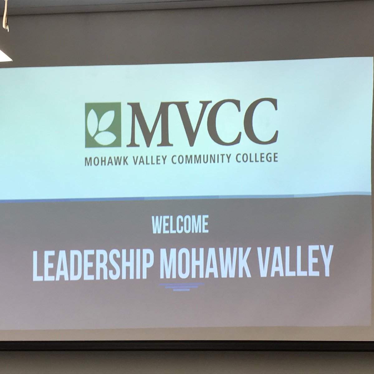 LeadershipMoVal's tweet photo. It’s #lmv2018 #EconomicDevelopment Day, co-sponsored by @MVCC_UticaRome Rome and Mohawk Valley Edge! https://t.co/41BXTIMYqo