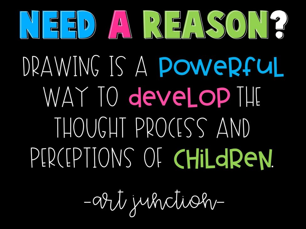 msamylemons's tweet photo. Need to justify using art in the classroom?  This is a great quote from Art Junction! https://t.co/ueBeqRV5XR https://t.co/LtENc5zms0