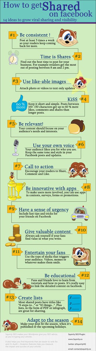 If you're struggling to get your posts shared on #social #media here are 16 top tips to help you out. #WednesdayWisdom