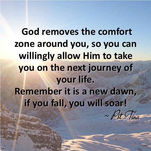 Tina Ovia On Twitter Leave Your Comfort Zone So God Can Do